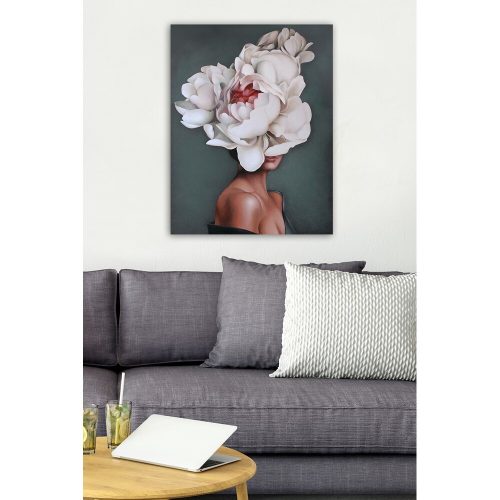 Lenyűgöző dekoratív vászonfestmény, 50 x 70 cm | 100% vászon, 100% fa keret (3 cm vastag) | Tökéletes a lakberendezés és a művészet szerelmeseinek, névtelen művészeknek