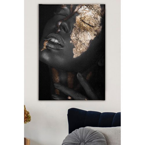 Lenyűgöző dekoratív vászonfestmény, 50 x 70 cm | 100% vászon, 100% fa keret (3 cm vastag) | Tökéletes a lakberendezés és a művészet szerelmeseinek, névtelen művészeknek
