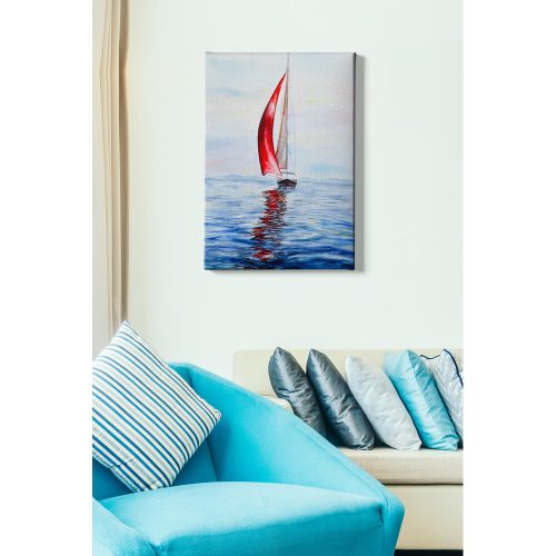 Lenyűgöző dekoratív vászonfestmény, 50 x 70 cm | 100% vászon, 100% fa keret (3 cm vastag) | Tökéletes a lakberendezés és a művészet szerelmeseinek
