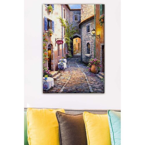 Lenyűgöző dekoratív vászonfestmény, 50 x 70 cm | 100% vászon, 100% fa keret (3 cm vastag) | Tökéletes a lakberendezés és a művészet szerelmeseinek