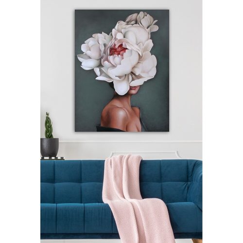 Lenyűgöző dekoratív vászonfestmény, 70 x 100 cm | 100% vászon, 100% fa keret (3 cm vastag) | Tökéletes a lakberendezés és a művészet szerelmeseinek, névtelen művészeknek