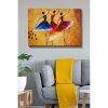 Lenyűgöző dekoratív vászonfestmény, 70 x 100 cm | 100% vászon, 100% fa keret (3 cm vastag) | Tökéletes a lakberendezés és a művészet szerelmeseinek