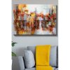 Lenyűgöző dekoratív vászonfestmény, 70 x 100 cm | 100% vászon, 100% fa keret (3 cm vastag) | Tökéletes a lakberendezés és a művészet szerelmeseinek, névtelen művészeknek