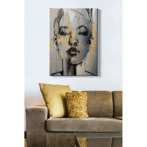 Lenyűgöző dekoratív vászonfestmény, 70 x 100 cm | 100% vászon, 100% fa keret (3 cm vastag) | Tökéletes a lakberendezés és a művészet szerelmeseinek, névtelen művészeknek