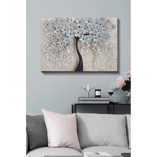 Lenyűgöző dekoratív vászonfestmény, 70 x 100 cm | 100% vászon, 100% fa keret (3 cm vastag) | Elegáns művészet otthoni és irodai dekorációhoz