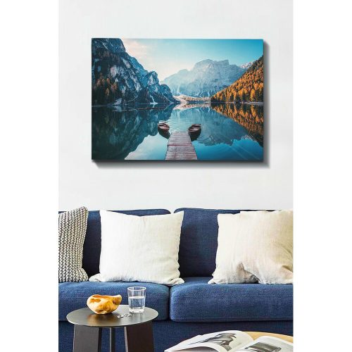 Lenyűgöző dekoratív vászonfestmény, 70 x 100 cm | 100% vászon, 100% fa keret (3 cm vastag) | Tökéletes a lakberendezés és a művészet szerelmeseinek