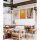 Elegáns dekoratív keretes festőkészlet (3 db), 40 x 60 cm | 50% poliészter és 50% pamut, 100% fa keret | Tökéletes a lakberendezés és a művészet szerelmeseinek