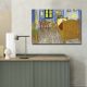 Van Gogh "Hálószoba Arles-ban" dekoratív vászonfestmény, 70 x 100 cm, 100% velúr vászon, 100% fa keret (3 cm vastag) | Elegáns művészet lakberendezéshez