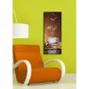 Elegáns dekoratív vászon falióra, 30 x 70 cm, 100% velúr vászon, erős 3 cm-es fakeret | Tökéletes lakberendezési és modern terek számára