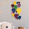 Kézzel festett dekoratív fém falkiegészítő, 53 x 100 x 7 cm | 100% fém, egyedi színváltozatok | Tökéletes a lakberendezés és a művészet szerelmeseinek