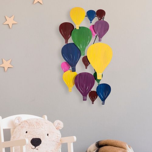 Kézzel festett dekoratív fém falkiegészítő, 53 x 100 x 7 cm | 100% fém, egyedi színváltozatok | Tökéletes a lakberendezés és a művészet szerelmeseinek