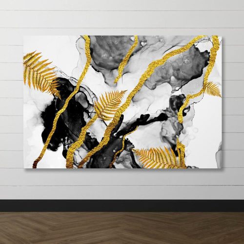 Lenyűgöző dekoratív vászonfestmény, 100% vászon, 100% fa keret (3-4 cm vastag), 100 x 140 cm | Tökéletes a lakberendezés és a művészet szerelmeseinek