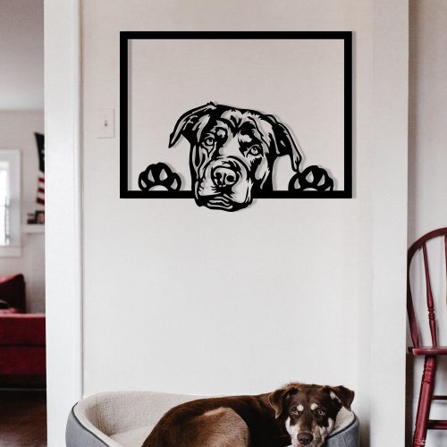 Stílusos fekete dekoratív fém fali kiegészítő, 70 x 54 cm | 100% fém, 1,2 mm vastagság | Tökéletes modern lakberendezéshez és egyedi falfestményekhez