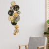 Kézzel festett dekoratív fém falkiegészítő, 90 x 8 x 42 cm | 100% fém, 0,8 mm vastagság | Egyedi színváltozatok a stílusos lakberendezéshez