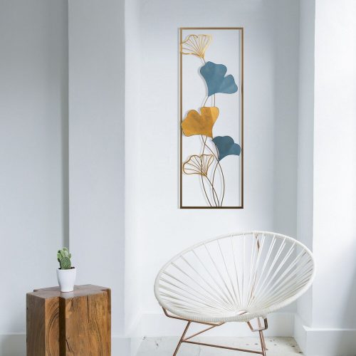 Kézzel festett fém dekortartozék, 32 x 5 x 90 cm | 100% fém, 0,8 mm vastagság | Egyedi színváltozatok a stílusos lakberendezéshez