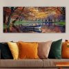 Lenyűgöző dekoratív vászonfestmény, 50 x 120 cm | 100% vászon, 100% fa keret (3 cm vastag) | Tökéletes a lakberendezés és a művészet szerelmeseinek