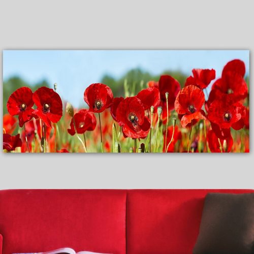 Lenyűgöző dekoratív vászonfestmény, 50 x 120 cm | 100% vászon, 100% fa keret (3 cm vastag) | Tökéletes a lakberendezés és a művészet szerelmeseinek