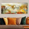 Lenyűgöző dekoratív vászonfestmény, 50 x 120 cm | 100% vászon, 100% fa keret (3 cm vastag) | Tökéletes a lakberendezés és a művészet szerelmeseinek