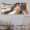Lenyűgöző dekoratív vászonfestmény, 50 x 120 cm | 100% vászon, 100% fa keret (3 cm vastag) | Tökéletes a lakberendezés és a művészet szerelmeseinek