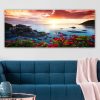 Lenyűgöző dekoratív vászonfestmény, 50 x 120 cm | 100% vászon, 100% fa keret (3 cm vastag) | Tökéletes a lakberendezés és a művészet szerelmeseinek