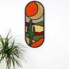 Elegáns dekoratív fa falkiegészítő, 53 x 22 x 2 cm | 100% melamin bevonatú forgácslap | Tökéletes modern lakberendezéshez és stílusos terekhez