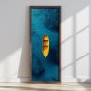 Elegáns dekoratív keretes MDF festmény, 40 x 120 cm | 100% MDF és fenyőfa keret, UV-nyomtatott | Tökéletes lakberendezési és modern terek számára