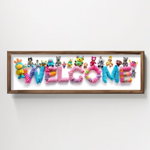 Elegáns dekoratív keretes MDF festmény, 19 x 70 x 3,5 cm | 100% MDF (3 mm) és luc váz | Tökéletes lakberendezéshez és modern esztétikához
