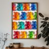 Elegáns dekoratív keretes MDF festmény, 35 x 47 x 3,5 cm | 100% MDF és fenyőfa keret | UV-nyomtatott műalkotás stílusos lakberendezéshez