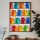Elegáns dekoratív keretes MDF festmény, 35 x 47 x 3,5 cm | 100% MDF és fenyőfa keret | UV-nyomtatott műalkotás stílusos lakberendezéshez