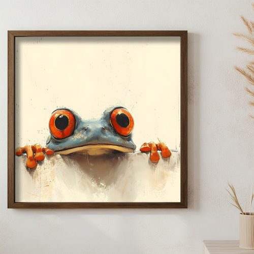 Elegáns dekoratív keretes MDF festmény, 50 x 50 x 3,5 cm | 100% MDF (3 mm) és luc váz | Tökéletes lakberendezéshez és modern esztétikához