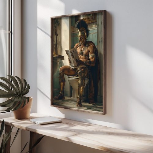Elegáns dekoratív keretes MDF festmény, 50 x 70 cm | 100% MDF és luc váz, UV-nyomtatott | Tökéletes lakberendezéshez és modern esztétikához