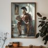 Elegáns dekoratív keretes MDF festmény, 50 x 70 cm | 100% MDF és luc váz, UV-nyomtatott | Tökéletes lakberendezéshez és modern esztétikához