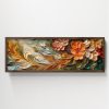 Elegáns dekoratív keretes MDF festmény, 120 x 40 x 3,5 cm | 100% MDF és luc váz | UV-nyomtatott műalkotás modern lakberendezéshez és esztétikai megjelenéshez
