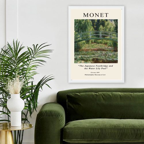 Elegáns dekoratív keretes festmény, 55 x 75 cm | 100% fa keret 2 cm-es polisztirol | UV digitális nyomtatás | Tökéletes a lakberendezés és a művészet szerelmeseinek