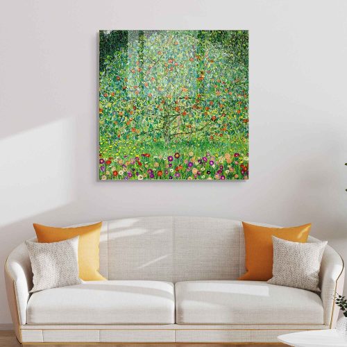 Elegáns dekoratív edzett üvegfestmény, 60 x 60 cm | 100% edzett üveg, 4 mm vastag | Tökéletes modern lakberendezéshez és művészeti megjelenítéshez