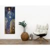 Lenyűgöző Gustav Klimt dekoratív vászonfestmény, 30 x 80 cm, 100% vászon 2 x 3 cm-es fakerettel | Tökéletes a lakberendezés és a művészet szerelmeseinek
