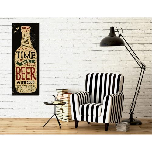 Elegáns dekoratív vászonfestmény, 30 x 80 cm, fa keret, 60% pamut/40% poliészter, lenyűgöző digitális nyomat az otthoni dekoráció és a művészet szerelmeseinek