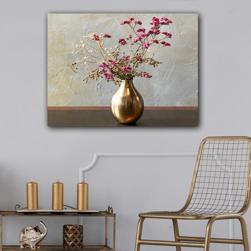 Lenyűgöző dekoratív vászonfestmény, 70 x 100 cm | 100% vászon, 100% fa keret (3 cm vastag) | Tökéletes a lakberendezés és a művészet szerelmeseinek