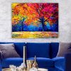 Lenyűgöző dekoratív vászonfestmény, 70 x 100 cm | 100% vászon, 100% fa keret (3 cm vastag) | Tökéletes a lakberendezés és a művészet szerelmeseinek