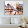 Lenyűgöző dekoratív vászonfestmény, 70 x 100 cm | 100% vászon, 100% fa keret (3 cm vastag) | Tökéletes a lakberendezés és a művészet szerelmeseinek