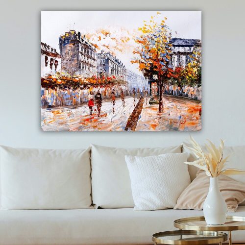 Lenyűgöző dekoratív vászonfestmény, 70 x 100 cm | 100% vászon, 100% fa keret (3 cm vastag) | Tökéletes a lakberendezés és a művészet szerelmeseinek