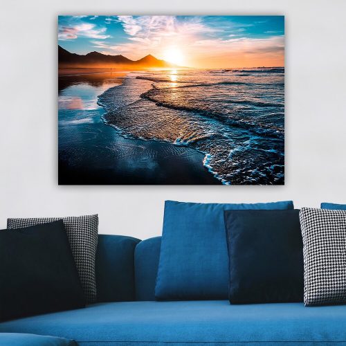 Lenyűgöző dekoratív vászonfestmény, 70 x 100 cm | 100% vászon, 100% fa keret (3 cm vastag) | Tökéletes a lakberendezés és a művészet szerelmeseinek