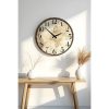Elegáns dekoratív MDF óra, 50 x 50 cm | 100% MDF, 5 mm Vastagság | Stílusos falfestmény otthoni és irodai dekorációhoz, bármilyen helyiségbe tökéletes