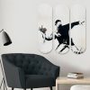 Elegáns dekoratív MDF festőkészlet (3 db), UV-nyomtatott, 20 x 70 cm, mindegyik | 100% MDF, 8 mm vastag | Tökéletes modern lakberendezéshez és művészeti megjelenítéshez
