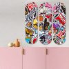 Elegáns dekoratív MDF festőkészlet (3 db), UV-nyomtatott, 20 x 70 cm, mindegyik | 100% MDF, 8 mm vastag | Tökéletes modern lakberendezéshez és művészeti megjelenítéshez