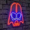 Rugalmas LED neon világítócsíkok, vízálló IP67, 375 cm, piros és kék | 12V DC, beépített fali akasztórendszer, tökéletes otthoni dekorációhoz és bulikhoz