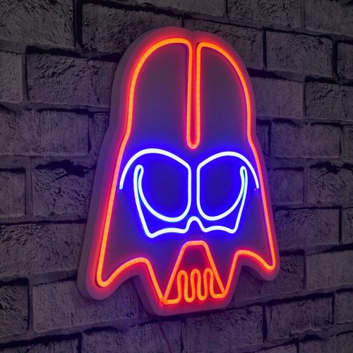 Rugalmas LED neon világítócsíkok, vízálló IP67, 375 cm, piros és kék | 12V DC, beépített fali akasztórendszer, tökéletes otthoni dekorációhoz és bulikhoz