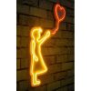 Rugalmas neon LED világítócsíkok, vízálló IP67, 375 cm, sárga és piros | 12V DC, PVC habsablon, C típusú csatlakozó | Tökéletes lakberendezéshez és rendezvényekhez