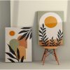 Elegáns dekoratív vászonfestmények (2 db), 50 x 70 cm, 100% vászon és fakeret | Tökéletes lakberendezéshez és modern esztétikához