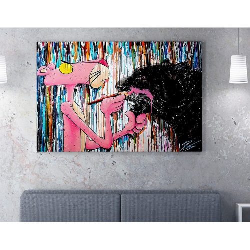 Lenyűgöző dekoratív vászonfestmény, 50 x 70 cm, 50% pamut/50% poliészter, digitális nyomat, fakeret 2 x 3 cm | Tökéletes a lakberendezés és a művészet szerelmeseinek
